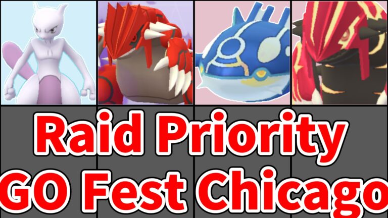 Pokémon GO Fest 2026 Chicago Raid Priority Guide